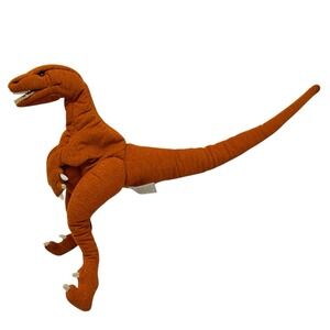 Vintage Folkmanis Folktails Velociraptor Dinosaur Puppet Plush Toy Retired